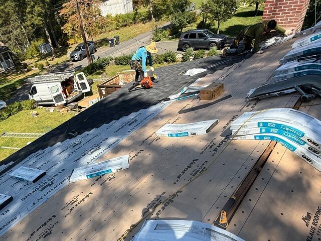 New Shingles Are Installed