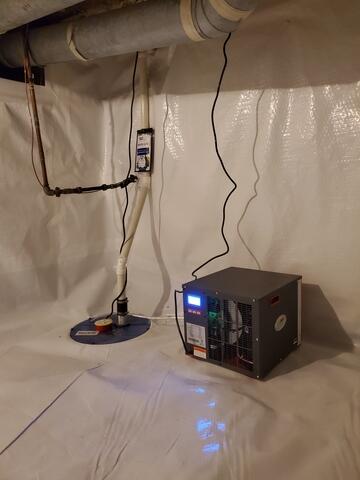 Basement Waterproofing System in Oxford, OH