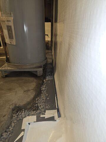 Raleigh, NC - Interior Drainage System Installation