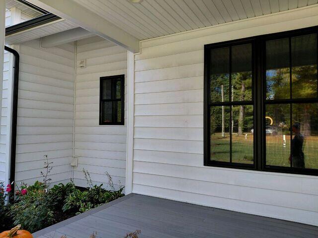Vinyl Siding before cleaning