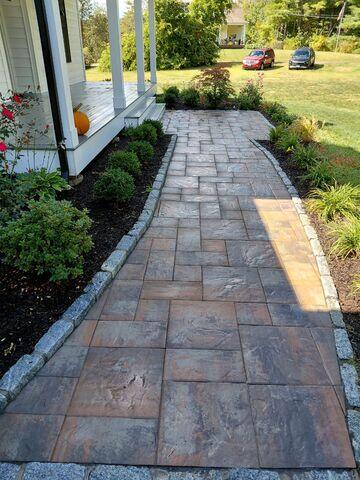 Paver Walkway after cleaning