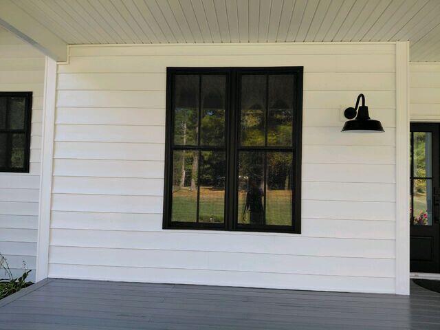 Vinyl Siding after cleaning