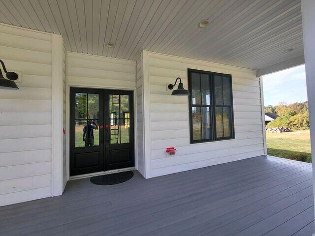 Porch after cleaning