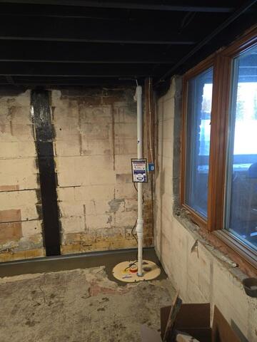 SuperSump Added to Basement