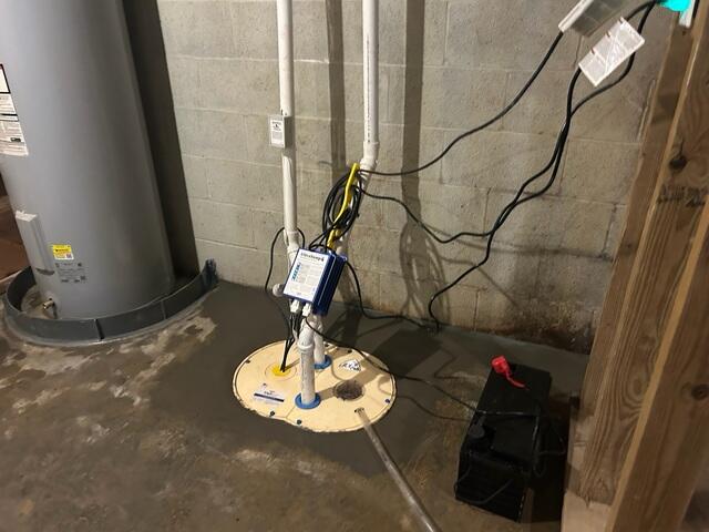 TripleSafe Sump Pump Installed