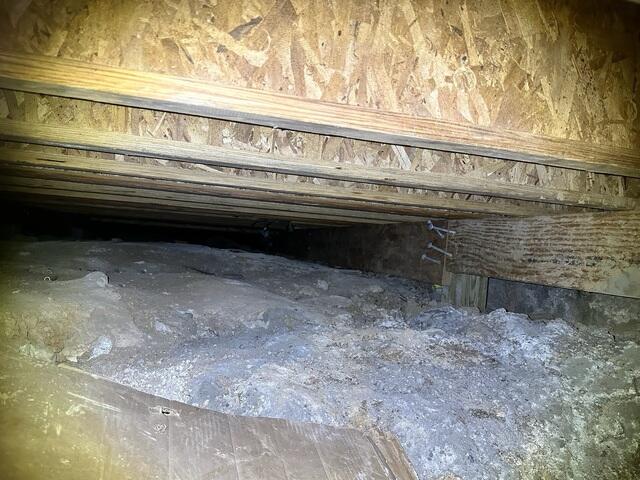 Crawl Space Before Smart Jack Installation
