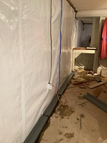 Installing Drainage System