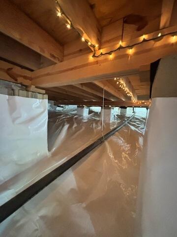 Clean Dry Crawl Space