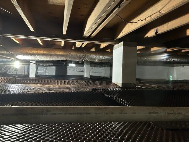 Drainage Matting Installed