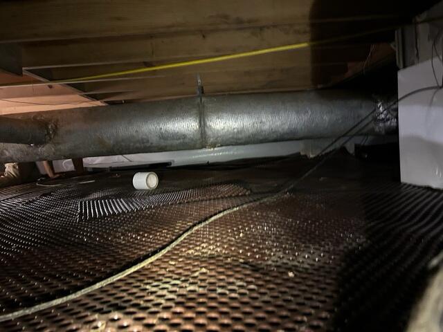 Drainage Matting Installed