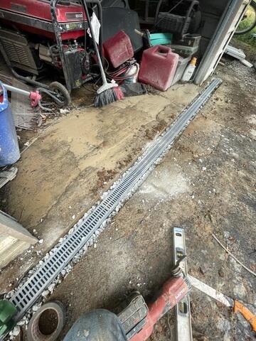 Trench Drain Install