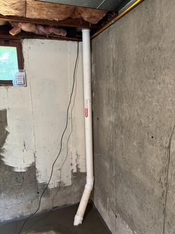 Radon Extraction Point