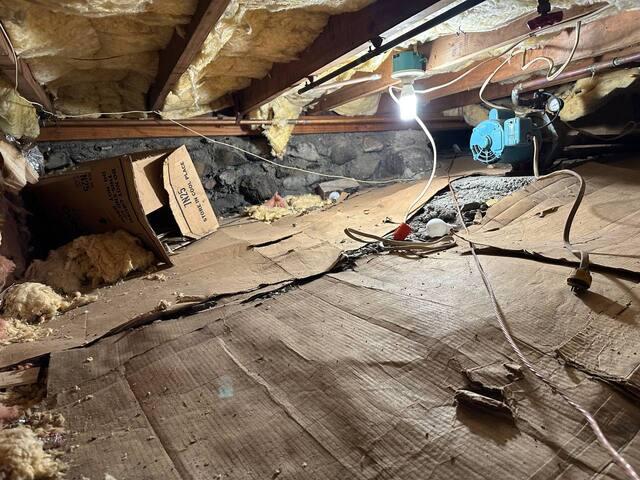 A Dirt Crawl Space