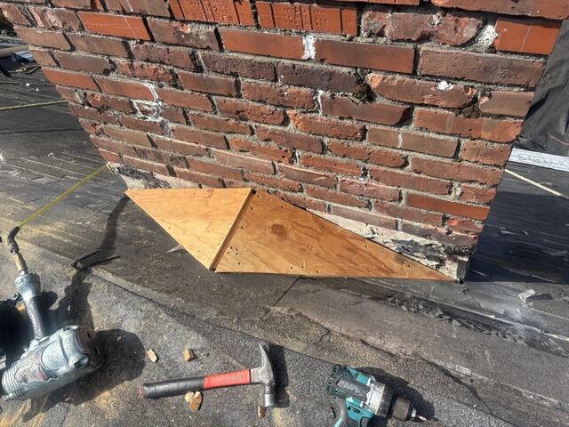 New Chimney Cricket Is Installed