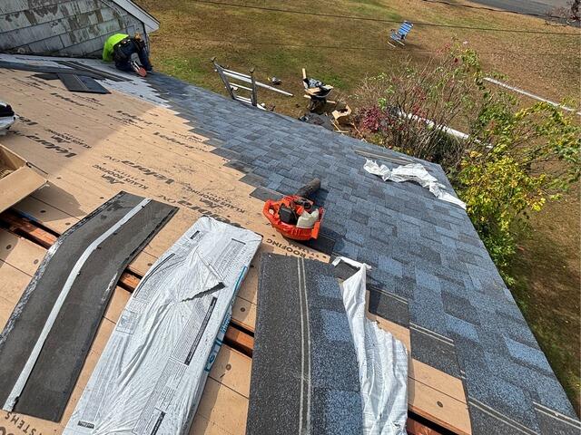 New Shingles Are Installed