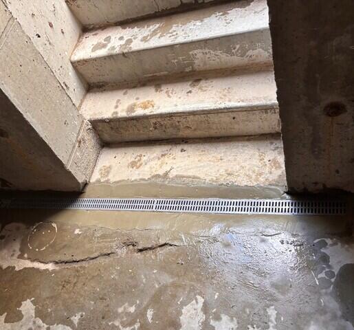 TrenchDrain Grated Basement Drain