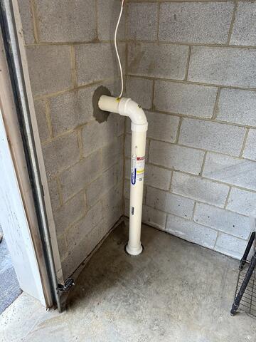 Radon Mitigation System Install in Sparta