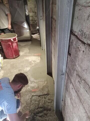 Footings pourd
