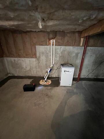 Sump Pump and Dehumidifier