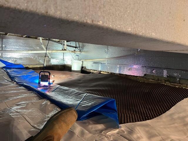 Crawl Space Repair Project in Cedarville, OH