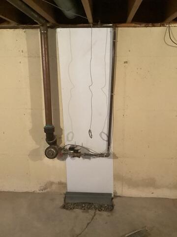 BrightWall Panel Placed Over Crack