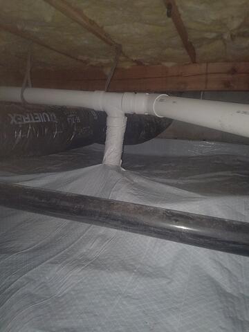 Vapor Pipe Penetration