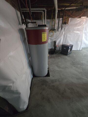 New Slab Floor, WaterGuard, CleanSpace Walls, SaniDry Sedona