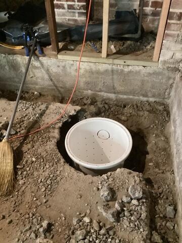 Sump Pump Basin