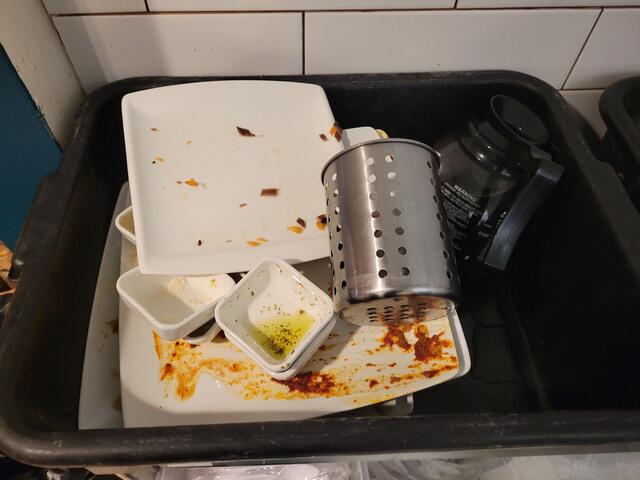 Dirty Dishes Left Out