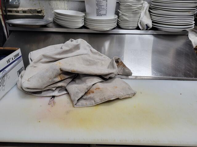 Dirty Rags Scattered Around