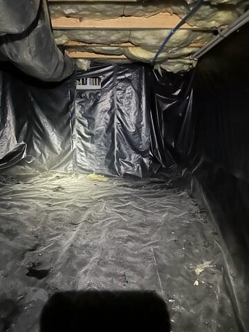 Crawl Space During Inspection