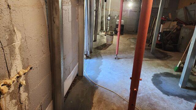 Failing Lally Columns in Bethel, OH