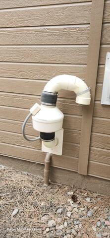 Originally installed radon mitigation system