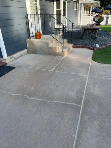 Cracks Forming in Front Walkway and Steps