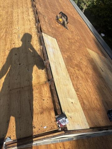 New Plywood Is Installed