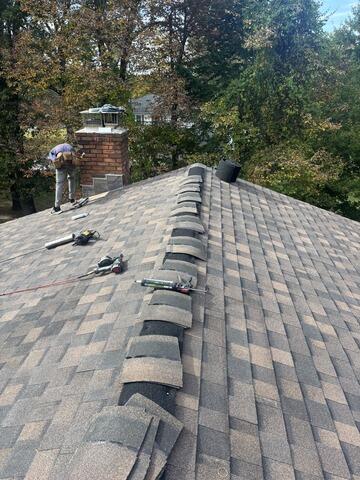 Ridge Vent Is Installed