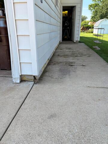 Before Sidewalk Leveling