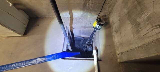 Before Sump Pump Replacement