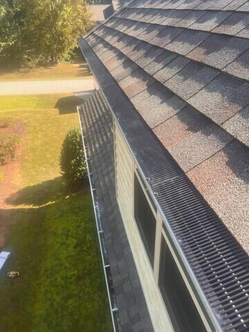 Side of home after Rain Drop installation