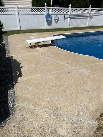 Lifting, Leveling, and Stabilizing the Concrete Pool Deck (Problem Area 1 After Photo)