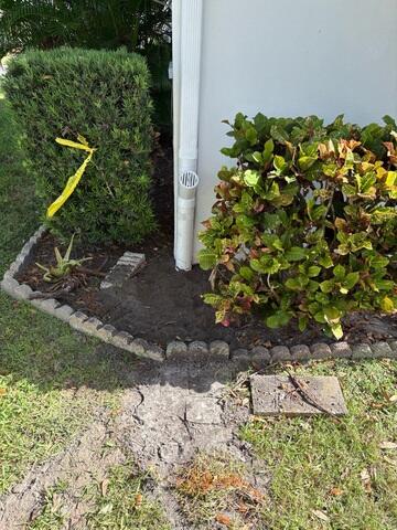 Buried Downspout