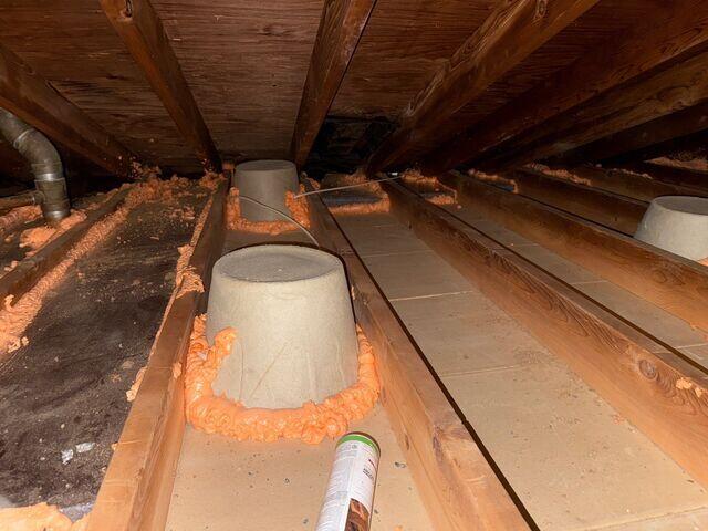 Sealed penetrations with Zypfoam