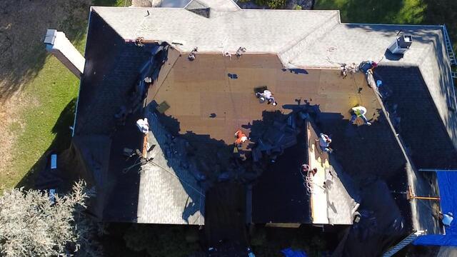 The Old Shingles Come Off