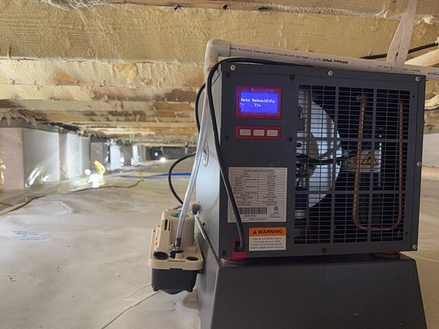 Crawl Space Dehumidifier