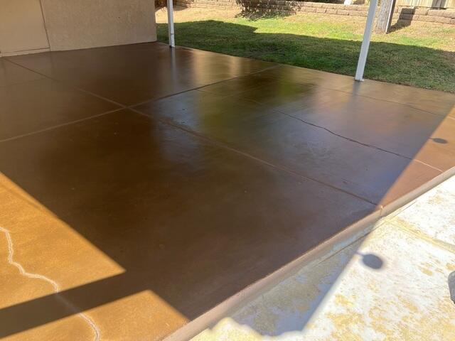 Decorative Concrete Finish with DecoShield Stain
