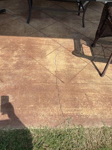 Concrete Patio Cracks