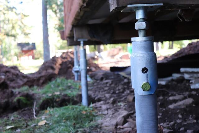 Foundation Stabilization at Girl Scout Camp in Duluth, MN