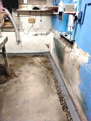 WaterGuard Rests in Drainage Stone