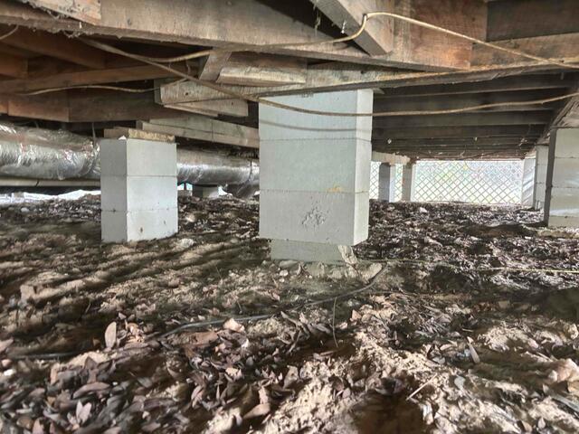 Settling Block Piers