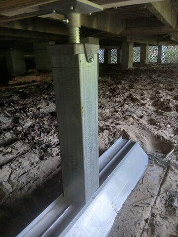 Permanent Crawl Space Stabilization Solution